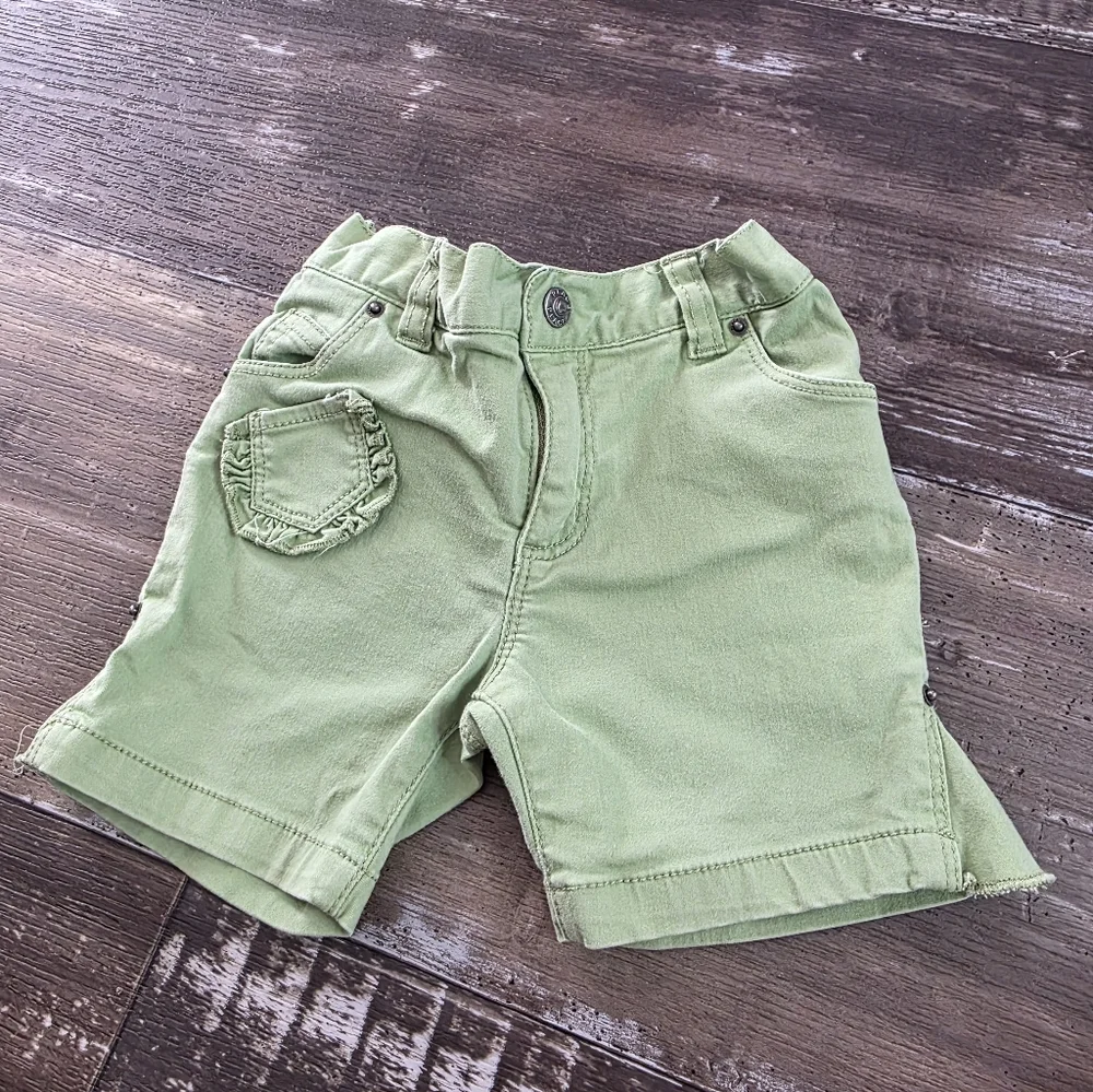 The Children's Place Light Green Kids Shorts